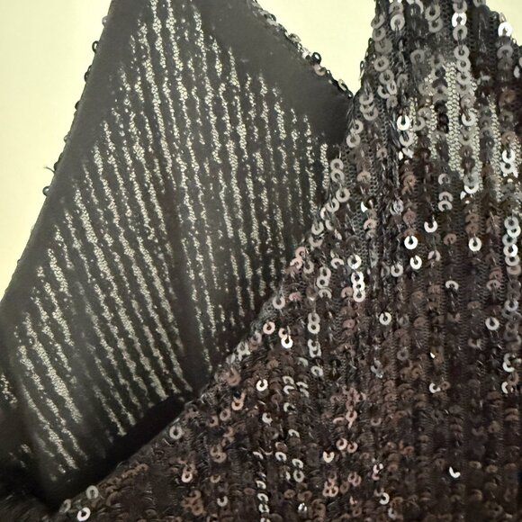 Banana Republic Black Sequin Mini Dress - Picture 9 of 9